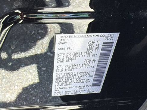 Used 2025 Nissan Murano Platinum w/ Cargo Package AWD/4WD image 27
