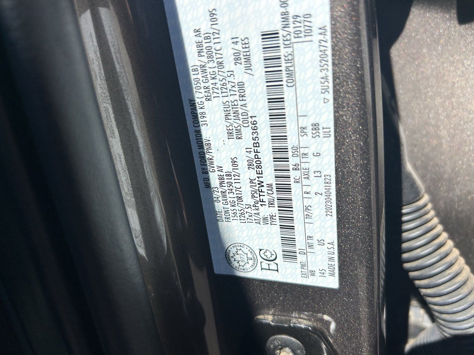 Used 2023 Ford F150 XLT w/ Equipment Group 301A Mid AWD/4WD image 21