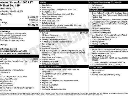 Certified 2024 Chevrolet Silverado 1500 RST AWD/4WD image 54