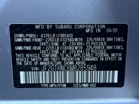 Used 2021 Subaru Crosstrek 2.5i Limited w/ Moonroof Package 2 image 26