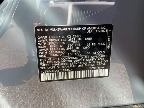 New 2026 Volkswagen Atlas SE FWD image 21