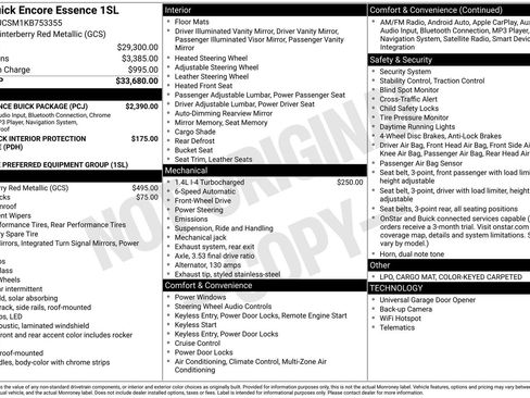 Used 2019 Buick Encore Essence w/ Experience Buick Package image 4