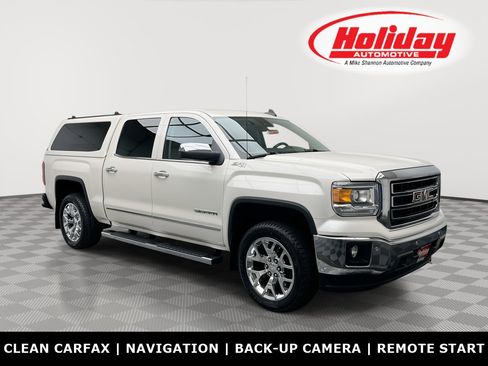Used 2015 GMC Sierra 1500 SLT w/ SLT Crew Cab Value Package AWD/4WD image 1