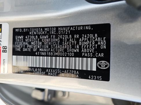 Certified 2021 Toyota Avalon Limited w/ Advanced Safety Package AWD/4WD image 26