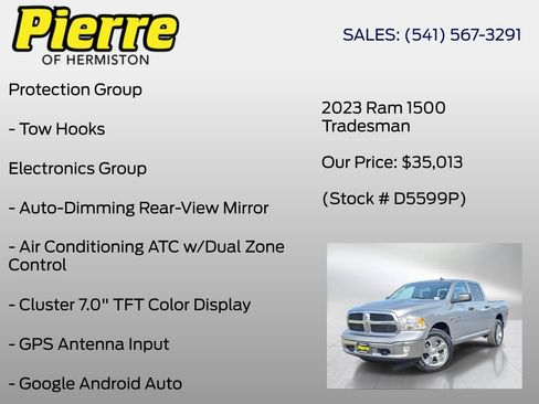 Used 2023 RAM 1500 Tradesman w/ Tradesman SXT Package AWD/4WD image 24