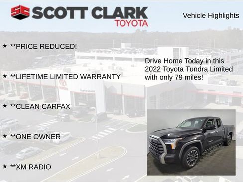 Used 2022 Toyota Tundra Limited AWD/4WD image 12