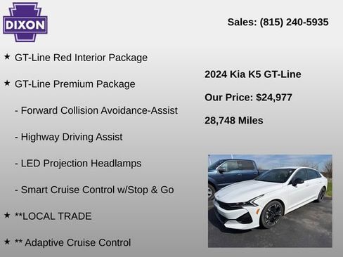 Used 2024 Kia K5 GT-Line w/ GT-Line Premium Package image 4
