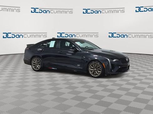 Used 2024 Cadillac CT4 V Blackwing w/ LPO, Red Accent Package RWD image 2