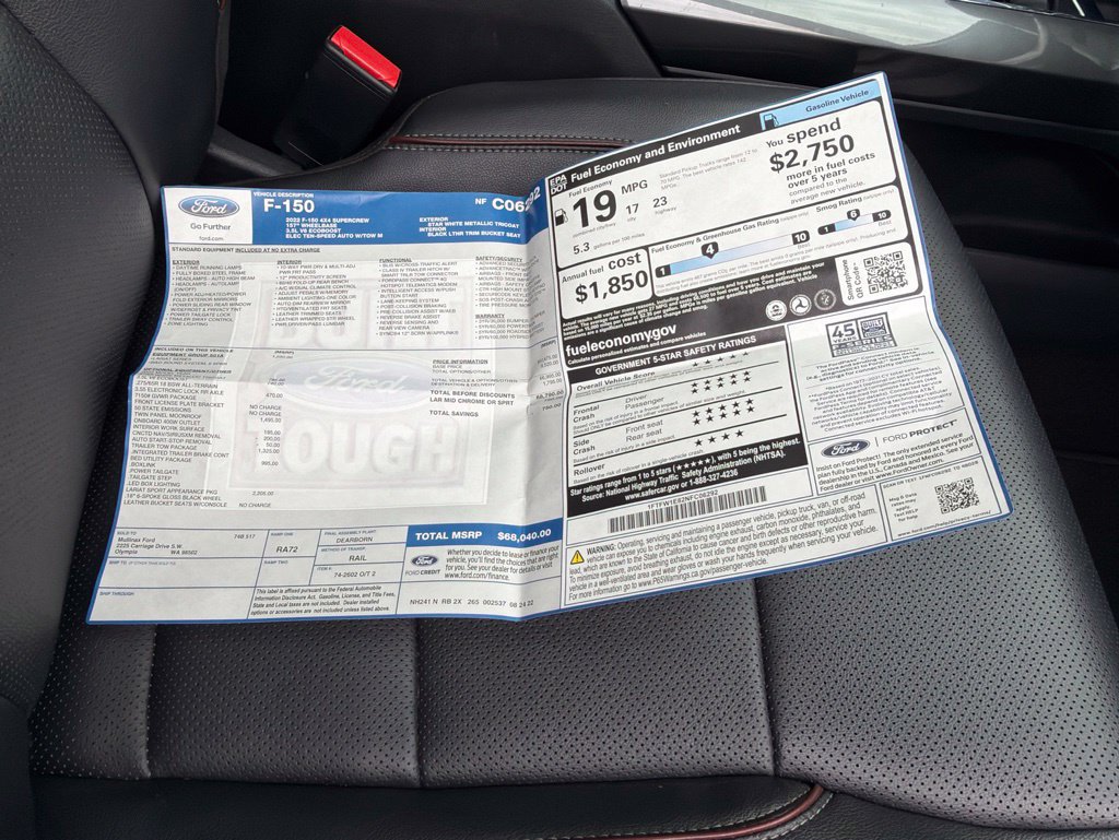 Used 2022 Ford F150 Lariat AWD/4WD image 47