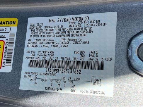 Certified 2024 Ford Mustang GT image 29