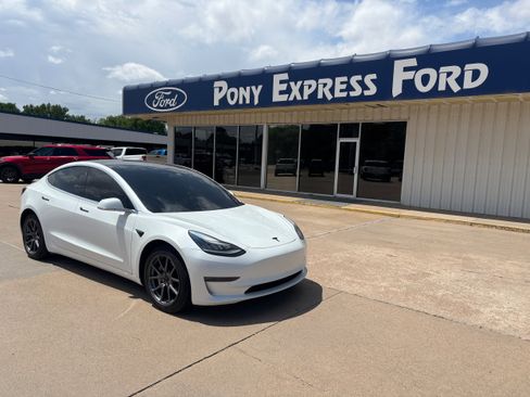 Used 2020 Tesla Model 3 Long Range AWD/4WD image 1