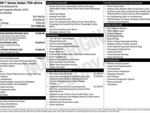 Used 2016 BMW 750i xDrive 750i xDrive image 34