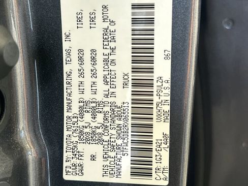 Used 2024 Toyota Tundra Limited w/ TRD Off-Road Package image 39