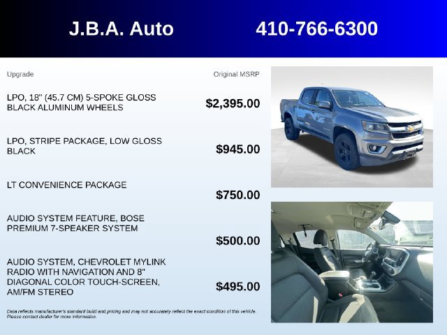 Used 2018 Chevrolet Colorado LT AWD/4WD image 5