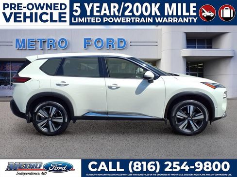 Used 2022 Nissan Rogue Platinum w/ Head-Up Display Package FWD image 2