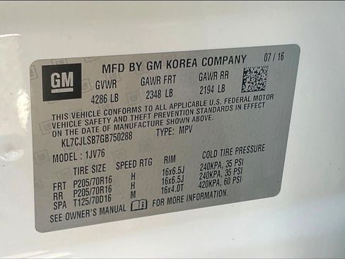 Used 2016 Chevrolet Trax LT w/ LT Convenience Package FWD image 18