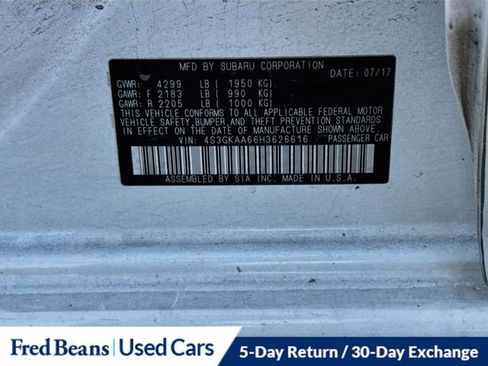 Used 2017 Subaru Impreza 2.0i AWD/4WD image 35