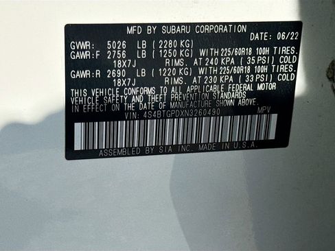Used 2022 Subaru Outback Touring XT w/ Tech Package 3 AWD/4WD image 43
