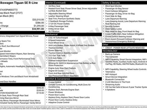 Used 2023 Volkswagen Tiguan SE R-Line FWD image 27