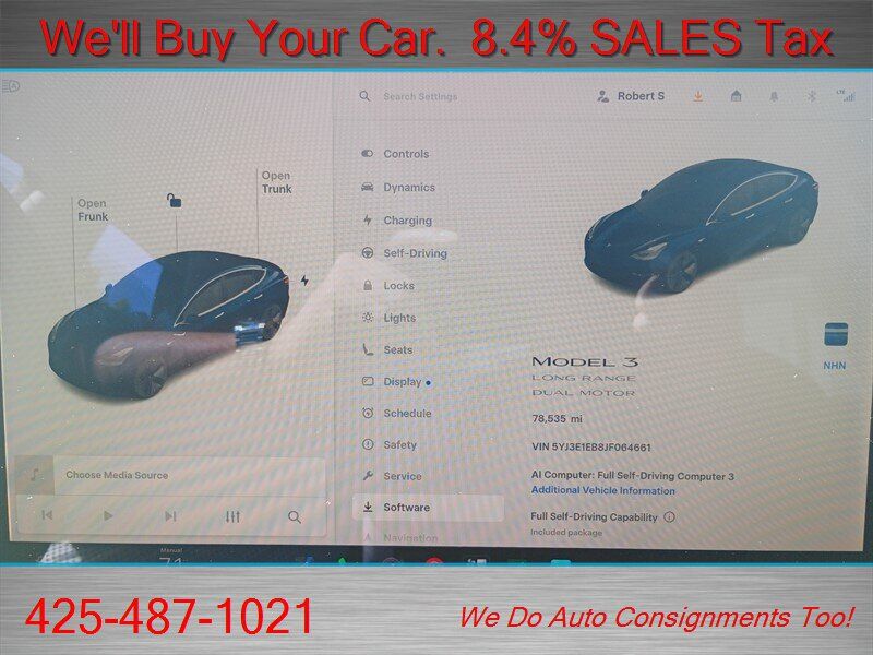 Used 2018 Tesla Model 3 Performance AWD/4WD image 21