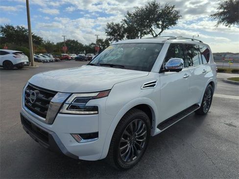 Certified 2024 Nissan Armada Platinum w/ Captain's Chairs Package image 9