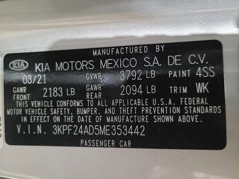 Used 2021 Kia Forte LXS FWD image 33