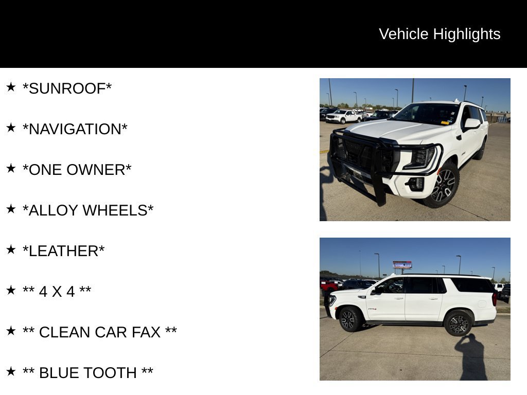 Used 2022 GMC Yukon XL AT4 w/ Max Trailering Package AWD/4WD image 4
