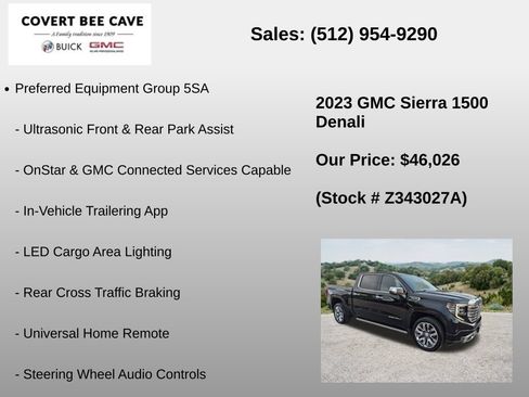 Used 2023 GMC Sierra 1500 Denali w/ Denali Reserve Package RWD image 36