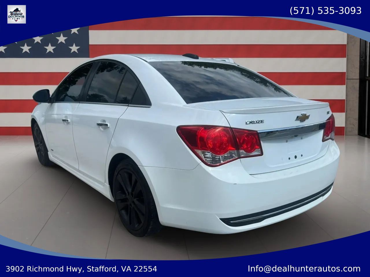 Used 2015 Chevrolet Cruze LTZ w/ Sun, Sound and Sport Package FWD image 7
