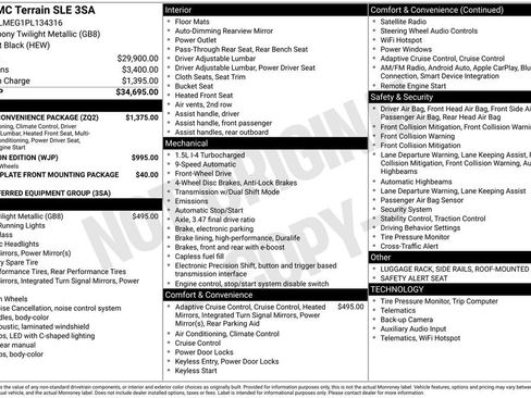 Used 2023 GMC Terrain SLE w/ Driver Convenience Package image 7