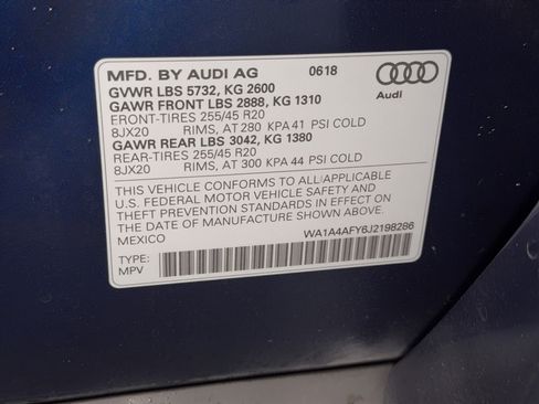 Used 2018 Audi SQ5 Premium Plus w/ Navigation Package AWD/4WD image 27