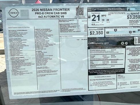 New 2026 Nissan Frontier Pro-X image 16