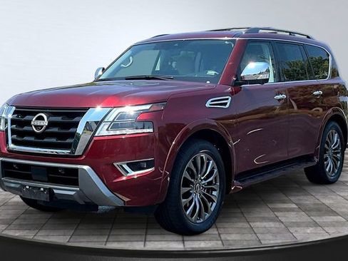 Used 2024 Nissan Armada Platinum w/ Captain's Chairs Package AWD/4WD image 1