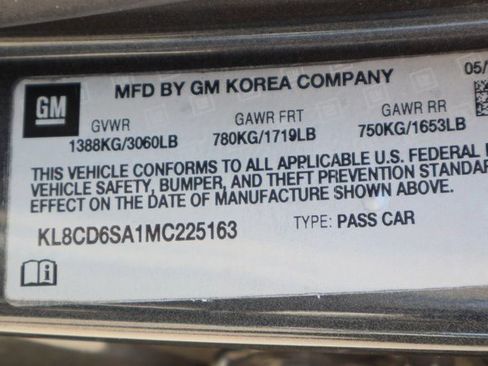 Certified 2021 Chevrolet Spark LT image 29