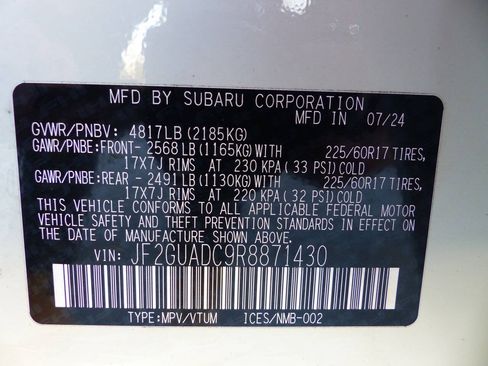 Used 2024 Subaru Crosstrek 2.0i Premium AWD/4WD image 23