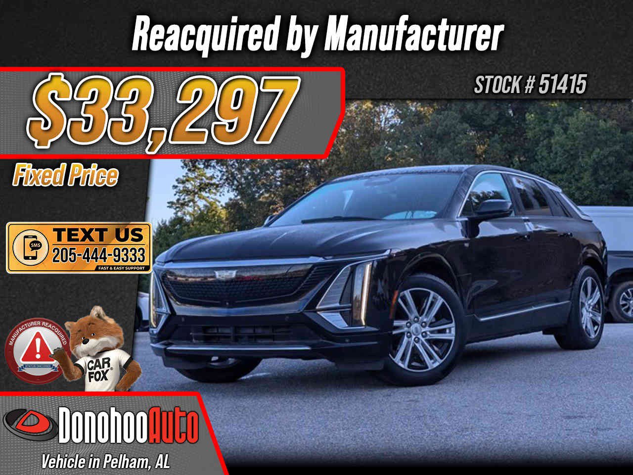 Used 2024 Cadillac Lyriq Tech w/ Driver Assist Package RWD image 1