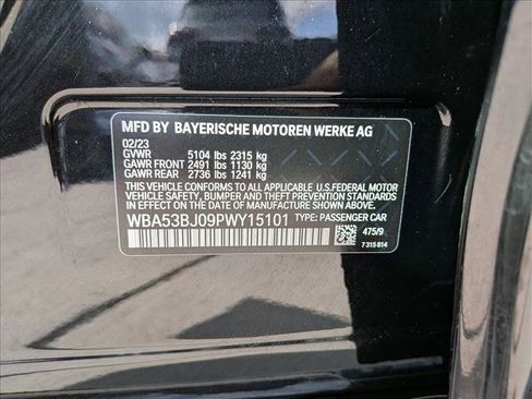 Used 2023 BMW 540i w/ M Sport Package RWD image 26