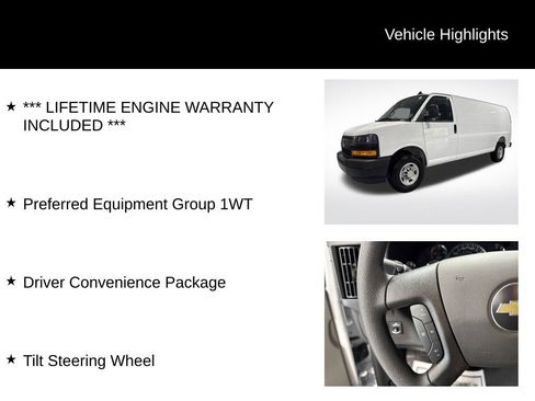 New 2025 Chevrolet Express 3500 Extended w/ Driver Convenience Package image 2