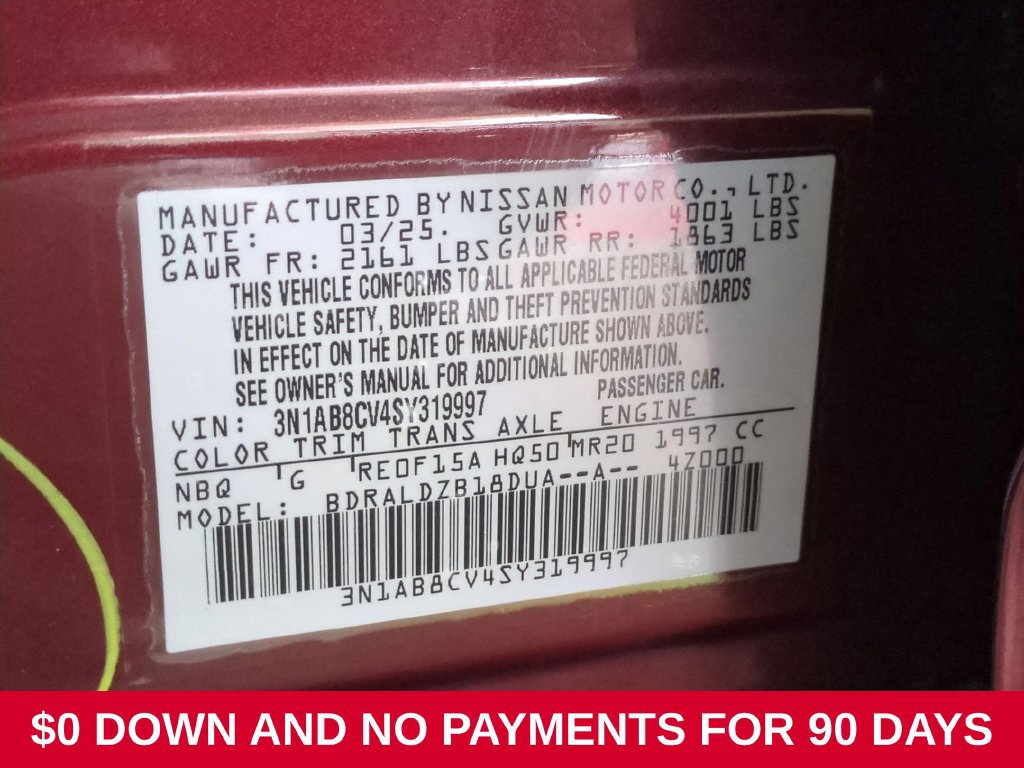 Used 2025 Nissan Sentra SV FWD image 34