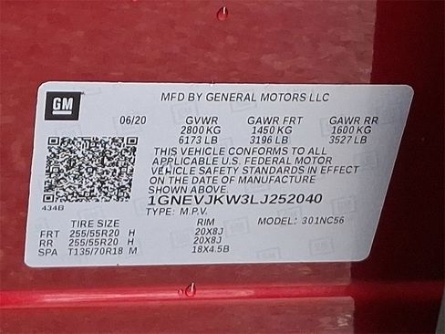 Used 2020 Chevrolet Traverse RS w/ LPO, Floor Liner Package image 28