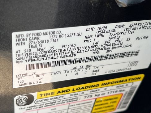 Used 2020 Ford Expedition XLT w/ Equipment Group 202A image 32