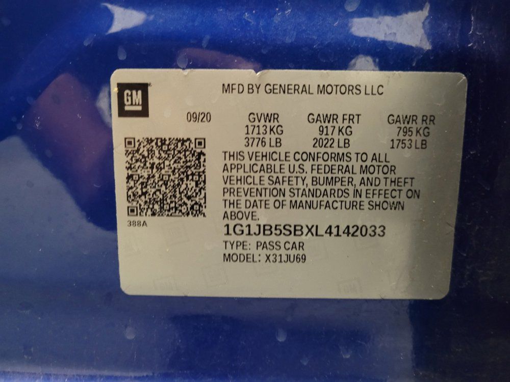 Used 2020 Chevrolet Sonic LS FWD image 33