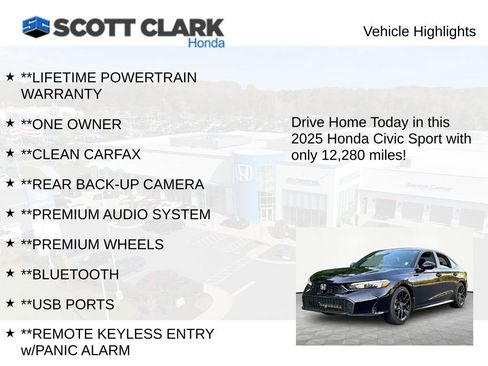Used 2025 Honda Civic Sport image 11
