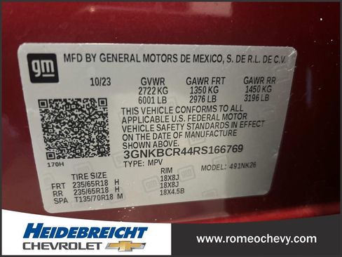 Certified 2024 Chevrolet Blazer LT w/ Convenience Package image 8