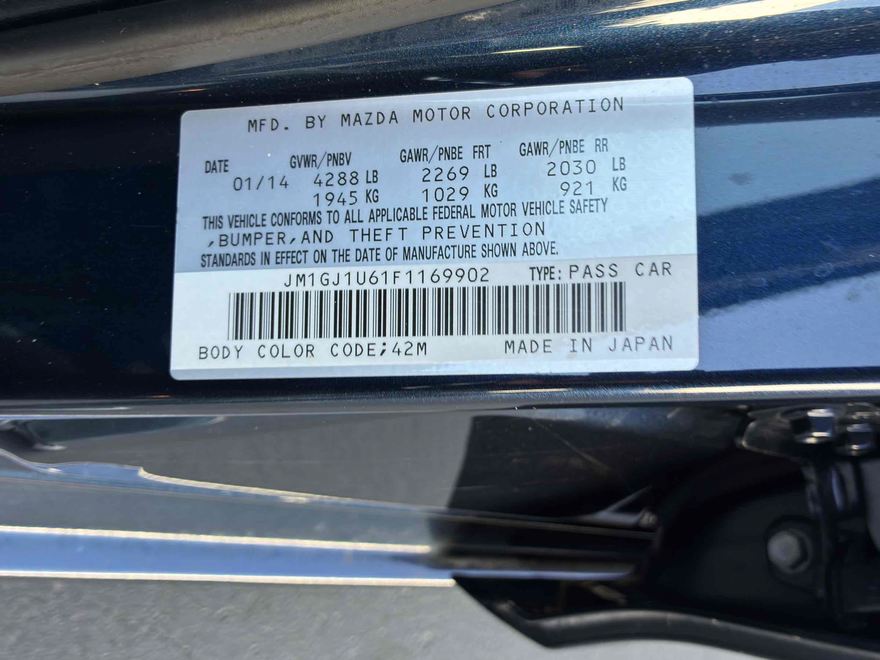 Used 2015 MAZDA MAZDA6 Sport FWD image 57