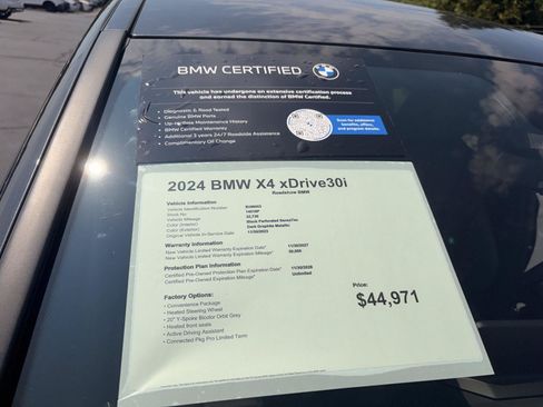 Used 2024 BMW X4 xDrive30i w/ Convenience Package AWD/4WD image 20