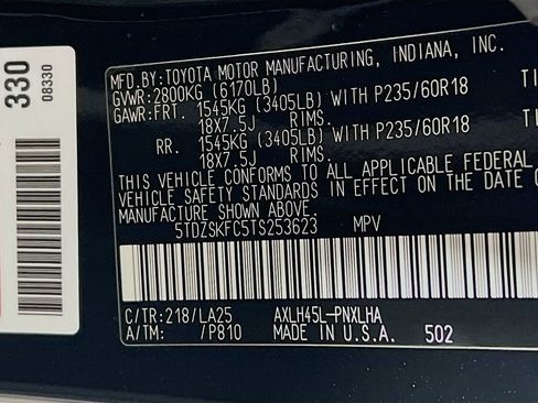 New 2026 Toyota Sienna Limited AWD/4WD image 25