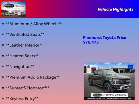 Used 2024 Ford F150 Raptor AWD/4WD image 31