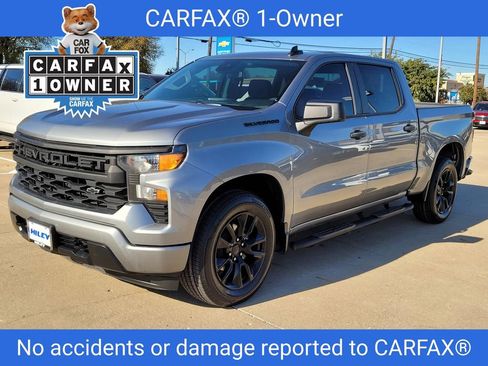 Used 2023 Chevrolet Silverado 1500 Custom w/ LPO, Dark Essentials Package image 2