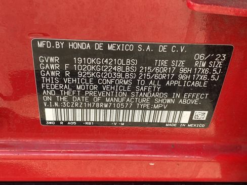 Used 2024 Honda HR-V EX-L image 30